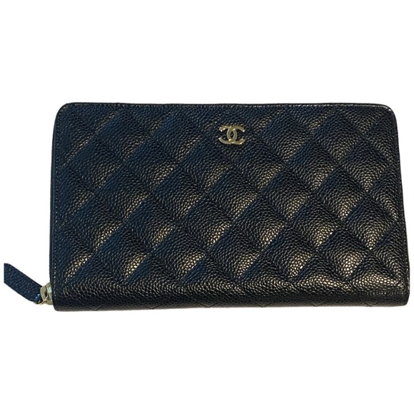 CHANEL large zip around wallet. NWT. - Picture 1 of 12